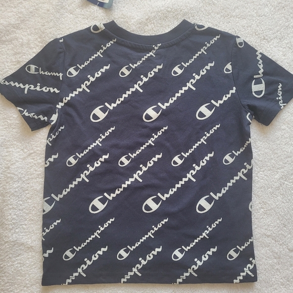 NWT Kids Champion SS tee Sz 5 Navy Blue - Picture 4 of 5